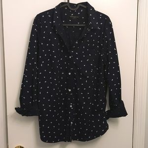 Banana Republic Bumblebee Button Front Shirt